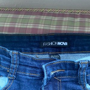 High waist denim jeans (9/10)